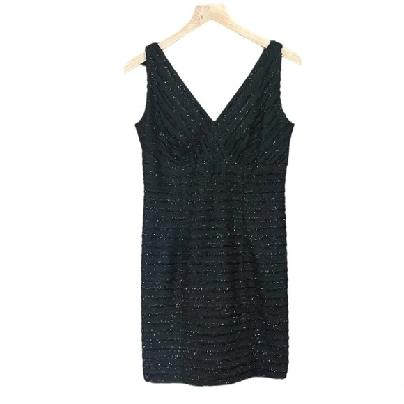 W by Worth Black Sleeveless Mini Dress Size 6 - Picture 2 of 8